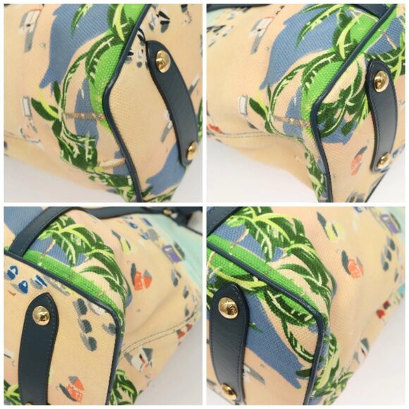 LOUIS VUITTON Ailleurs Cabas PM Escal Tote Bag Canvas Blue - Picture 16 of 16